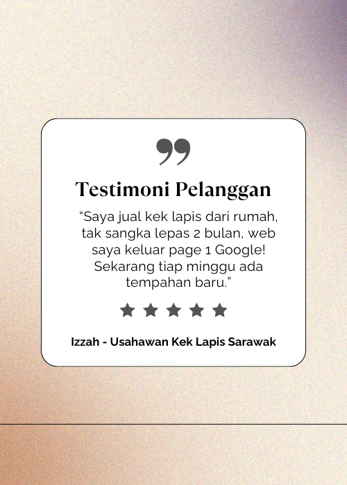TESTIMONI IZZAH